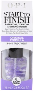 OPI Start To Finish lac intermediar de unghii pentru hranire 3 in 1