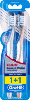 Oral B Pro-Expert CrossAction All In One Medium Toothbrushes 2 pcs