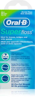 Oral B Super Floss zobna nitka za zobne aparate in vsadke