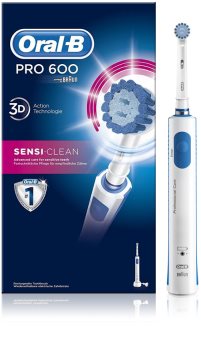 Oral B Pro 600 D16.513.1 Sensi Clean elektrický zubní kartáček