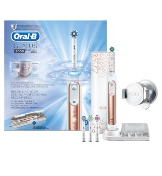 Oral B Genius 9000 Rosegold D701.545.6XC elektrický zubní kartáček