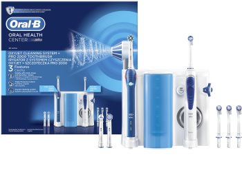 Oral B Oxyjet + PRO 2000 električna zobna ščetka in ustna prha v enem