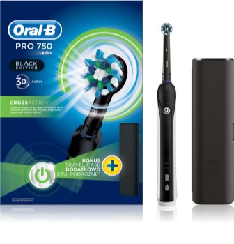 Oral B Pro 750 D16.513.UX CrossAction ηλεκτρική οδοντόβουρτσα με τσάντα