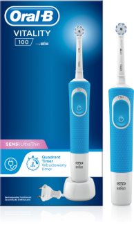 Oral B Vitality 100 Sensi UltraThin D100.413.1 Blue Electric Toothbrush