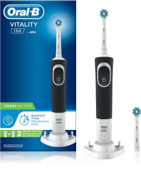 Oral B Vitality 150 Cross Action D100.424.1 Black Electric Toothbrush