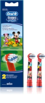 Oral B Stages Power EB10 Mickey Mouse recambio para cepillo de dientes extra suave