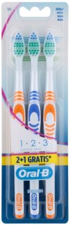 Oral B 1-2-3 Classic Care četkice za zube medium 3 kom