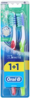 Oral B 3D White Fresh Medium Toothbrushes 2 pcs