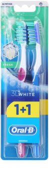 Oral B 3D White Fresh szczoteczki do zębów medium 2 szt.