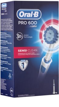 Oral B Pro 600 D16.513.1 Sensi Clean elektryczna szczoteczka do zębów