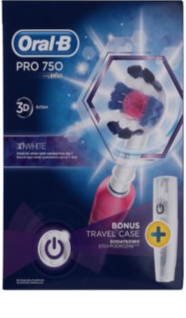 Oral B Pro 750 D16.513.UX 3D White elektryczna szczoteczka do zębów