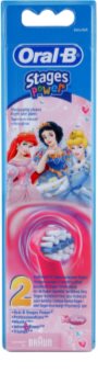 Oral B Stages Power EB10 Princess cabeças de reposição para escova de dentes extra suave