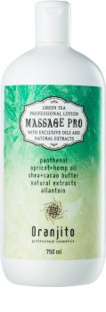 Oranjito Massage Pro loțiune de masaj cu ceai verde