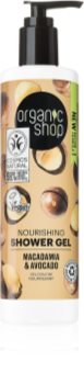 Organic Shop Organic Macadamia & Avocado gel doccia nutriente