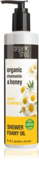 Organic Shop Organic Chamomile & Honey ošetrujúci sprchový olej
