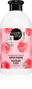 Organic Shop Organic Raspberry & Acai Vitamin Bath Foam