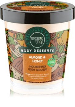 Organic Shop Body Desserts Almond & Honey Body Mousse with Nourishing and Moisturizing Effect