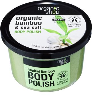 Organic Shop Organic Bamboo & Sea Salt Energising Body Scrub