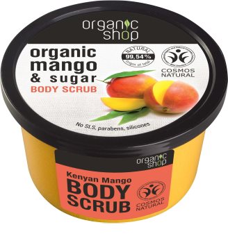 Organic Shop Body Scrub Mango & Sugar Body Scrub for Silky Smooth Skin