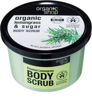 Organic Shop Organic Lemongrass & Sugar Gentle Scrub for Body