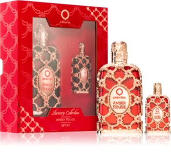 orientica amber rouge woda perfumowana 30 ml   zestaw