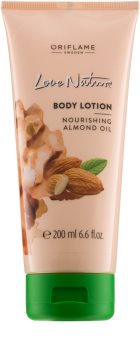 Oriflame Love Nature leche corporal con aceite de almendras