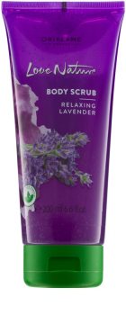 Oriflame Love Nature exfoliante corporal con olor a lavanda