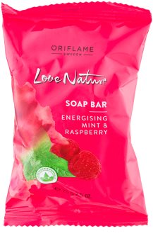 Oriflame Love Nature tuhé mýdlo s vůní malin