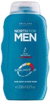 Oriflame North For Men żel pod prysznic do twarzy, ciała i włosów