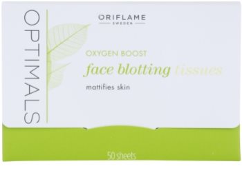 Oriflame Optimals Oxygen Boost papírky na zmatnění