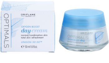 Oriflame Optimals Oxygen Boost erfrischende Tagescreme für normale Haut und Mischhaut