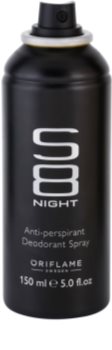 Oriflame S8 Night deospray pre mužov 150 ml