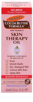 Palmer's Hand & Body Cocoa Butter Formula мултифункционално сухо масло за тяло и лице с аромат на шипка