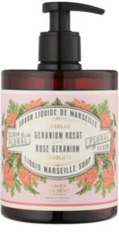 Panier des Sens Rose Geranium tekoče milo z dozirno črpalko