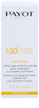 Payot Sun Sensi Beschermende Gezichtscrème tegen Huidveroudering voor Intolerante Huid SPF 50+