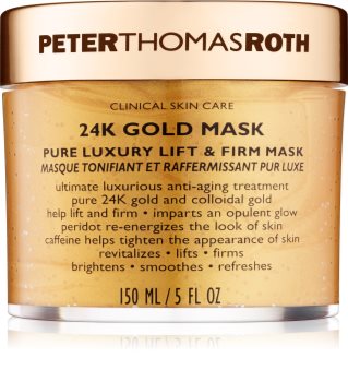 Peter Thomas Roth 24K Gold luxusní zpevňující maska na obličej s liftingovým efektem