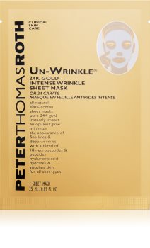 Peter Thomas Roth Un-Wrinkle 24K Gold plátýnková maska proti vráskám
