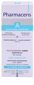 Pharmaceris A-Allergic&Sensitive Lipo-Sensilium tápláló krém a bőrréteg megújítására