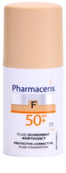 Pharmaceris F-Fluid Foundation захисний тональний крем SPF 50+