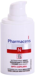 Pharmaceris N-Neocapillaries Opti-Capilaril crema rejuvenecedora para contorno de ojos antibolsas y antiojeras