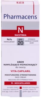 Pharmaceris N-Neocapillaries Vita-Capilaril hidratante e tónico restaurador para a pele sensível com tendência a aparecer com vermelhidão