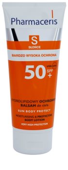 Pharmaceris S-Sun ochranné tělové mléko s hydratačním účinkem SPF 50+