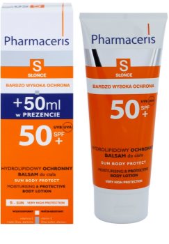 Pharmaceris S-Sun ochranné tělové mléko s hydratačním účinkem SPF 50+