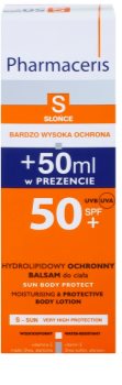 Pharmaceris S-Sun ochranné tělové mléko s hydratačním účinkem SPF 50+