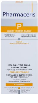 Pharmaceris P-Psoriasis Puri-Ichtilium mycí gel na tělo a pokožku hlavy při projevech lupénky