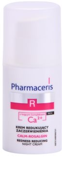 Pharmaceris R-Rosacea Calm-Rosalgin Lindrande nattkräm för känslig, rodnadsbenägen hud