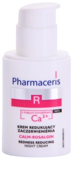 Pharmaceris R-Rosacea Calm-Rosalgin creme calmante de noite para a pele sensível com tendência a aparecer com vermelhidão