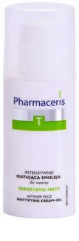 Pharmaceris T-Zone Oily Skin Sebostatic Matt mattító emulzió az aknéra hajlamos zsíros bőrre