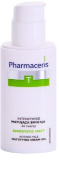 Pharmaceris T-Zone Oily Skin Sebostatic Matt mattító emulzió az aknéra hajlamos zsíros bőrre