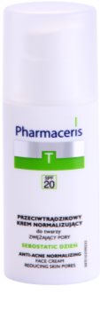 Pharmaceris T-Zone Oily Skin Sebostatic Day Porenverfeinernde Tagescreme für problematische Haut, Akne
